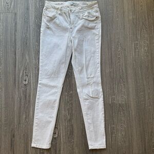 Kensie Women's Crisp White Skinny Jeans